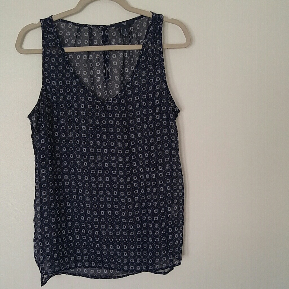 Sheer Gap tank top
